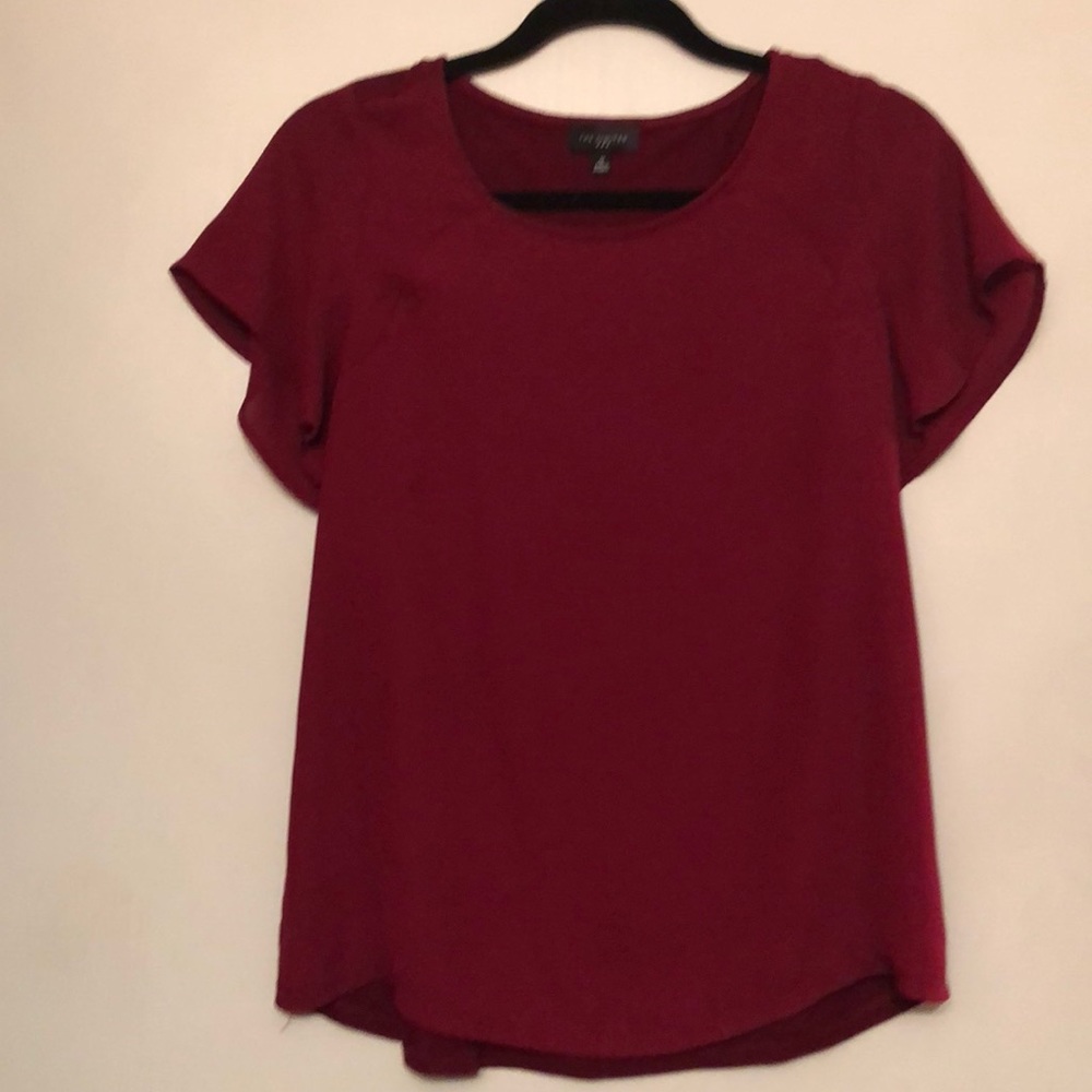 Flutter sleeve top